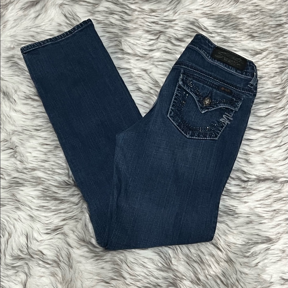 Seven 7 Straight Leg Jeans (Size 8)